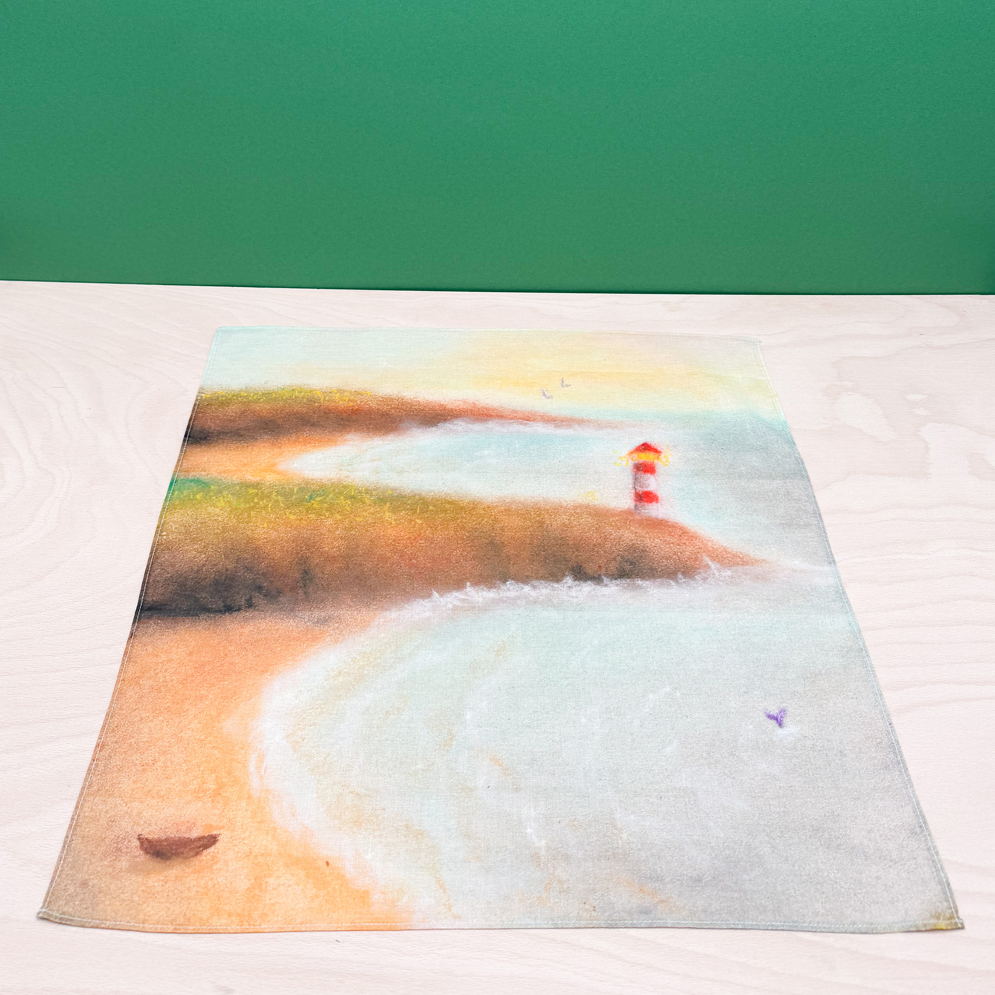 Spieltuch Strand 50 x 50 cm