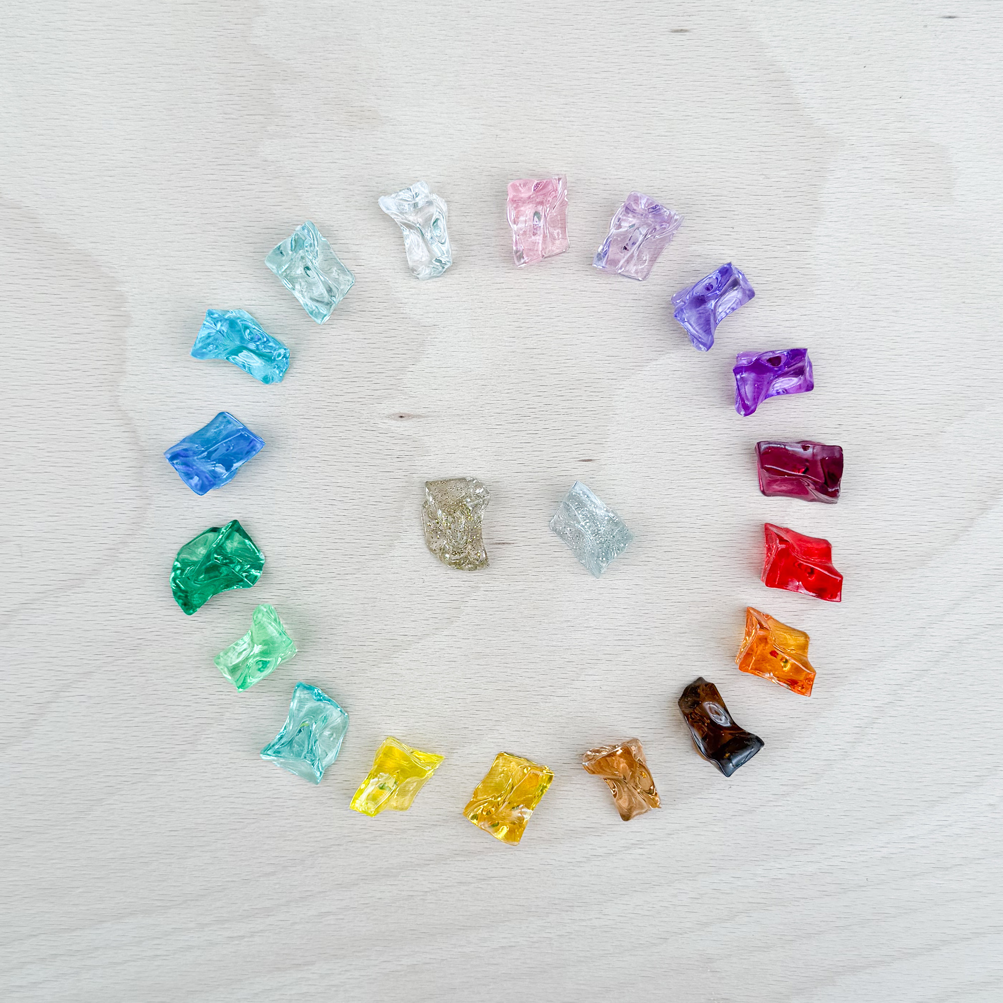 Legesteine 4 Elemente Feuer, Wasser, Erde, Luft 500tlg.