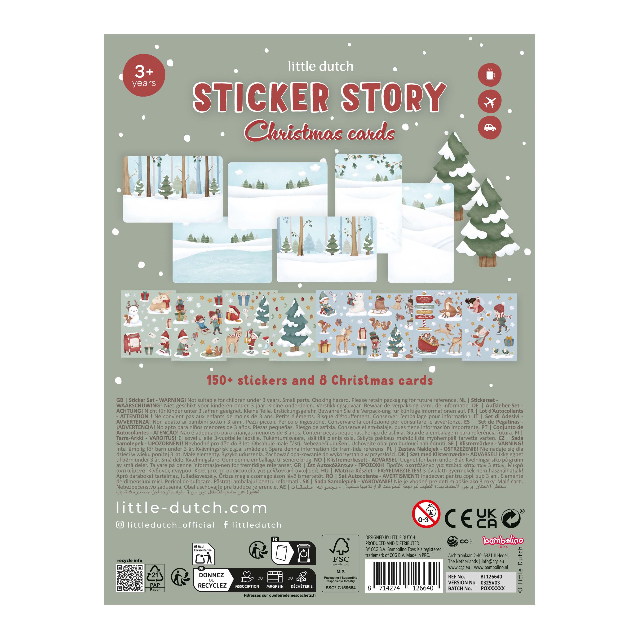 Sticker Buch Weihnachten