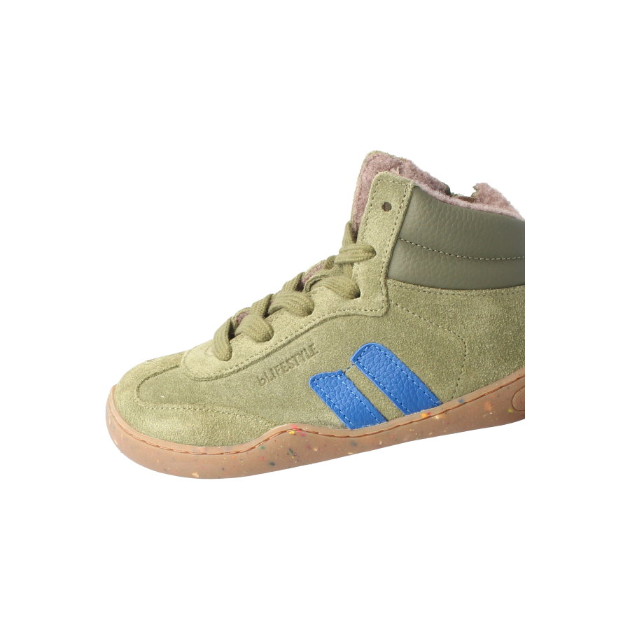 Barfußschuh wildbienenSTYLE khaki Wolle