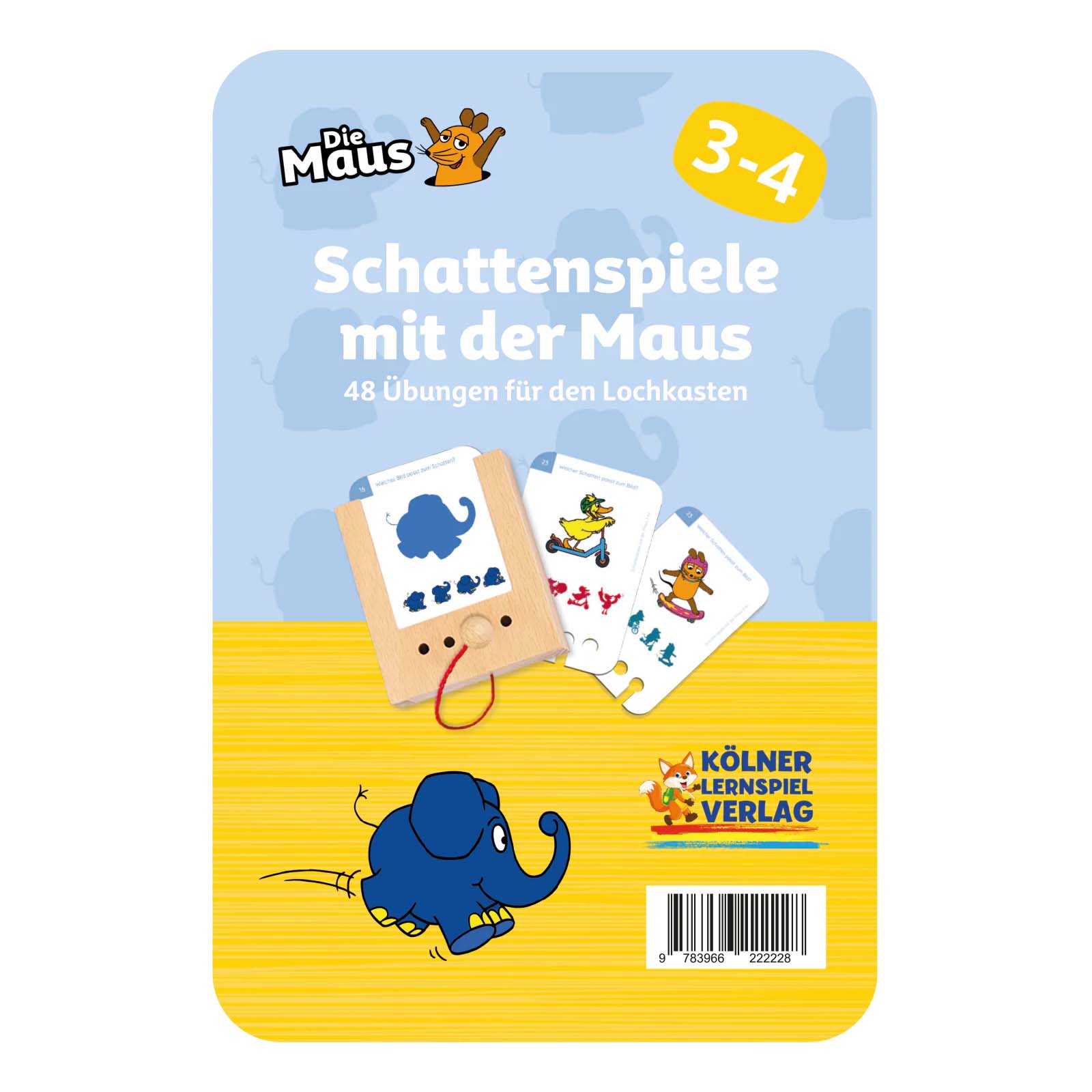 Lochkasten Kartensatz Schattenspiele mit der Maus 3-4 Lochkasten Kartensatz Schattenspiele mit der Maus 3-4