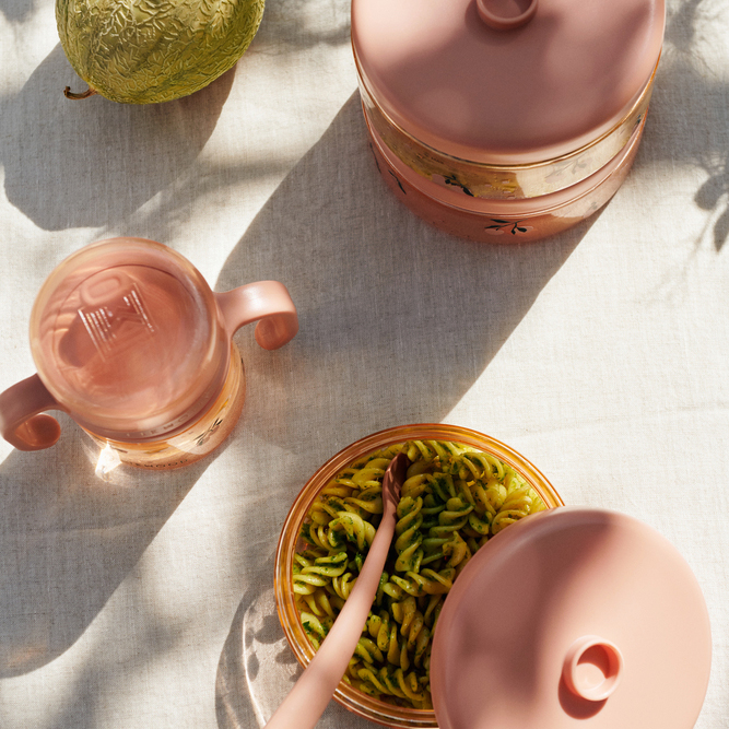 Babynahrungsboxen Dominique Peach / Sea shell