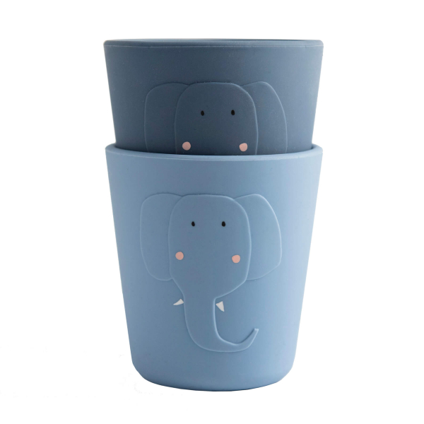 Silikonbecher Set Mrs. Elephant