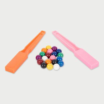 Magnetstab Set mit 20 Murmeln