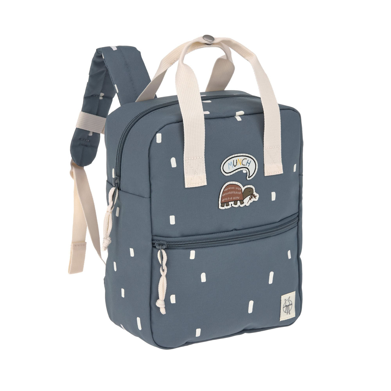 Rucksack Square Happy Prints Midnight Blue