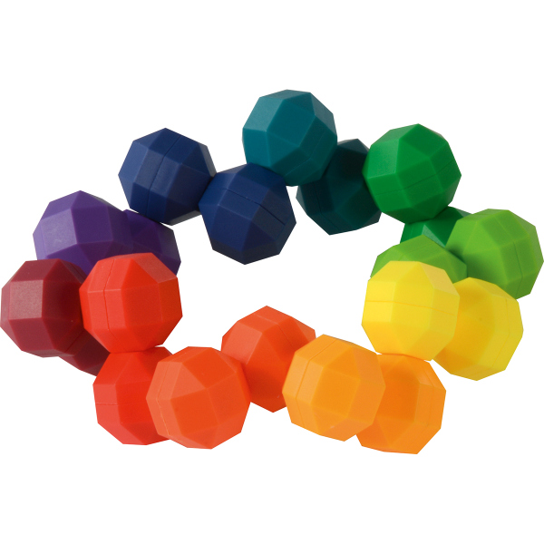 Regenbogen Knobelball 