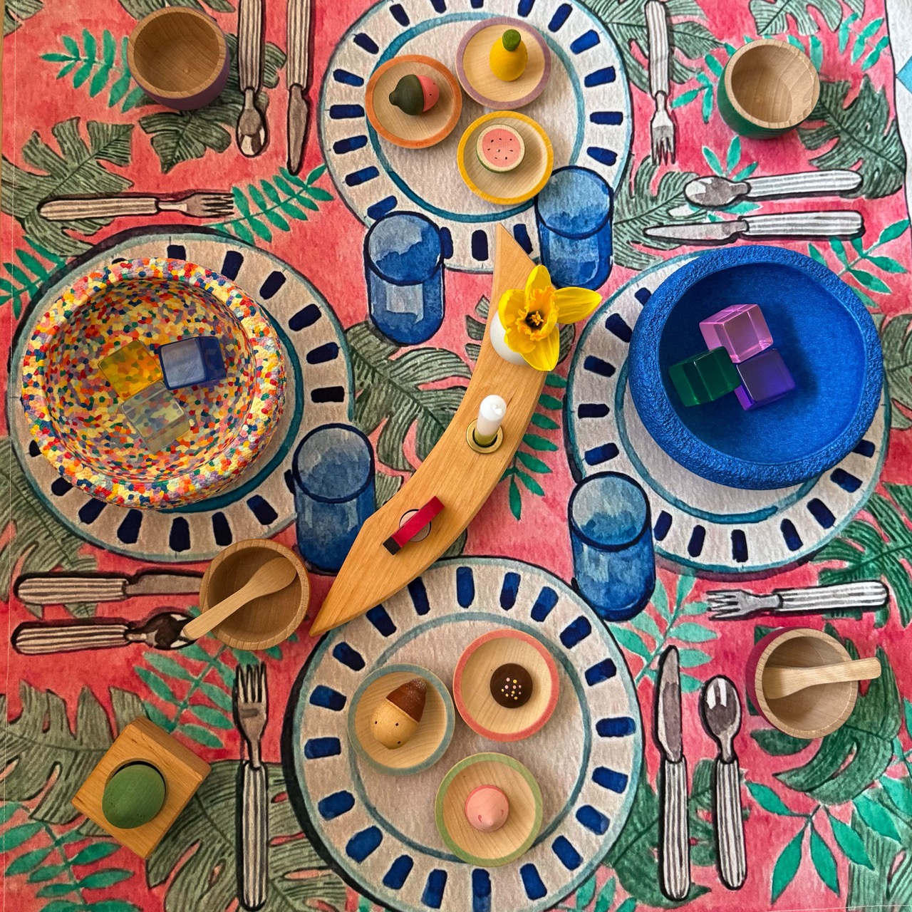 Spieltuch In the Kitchen 100 x 100 cm