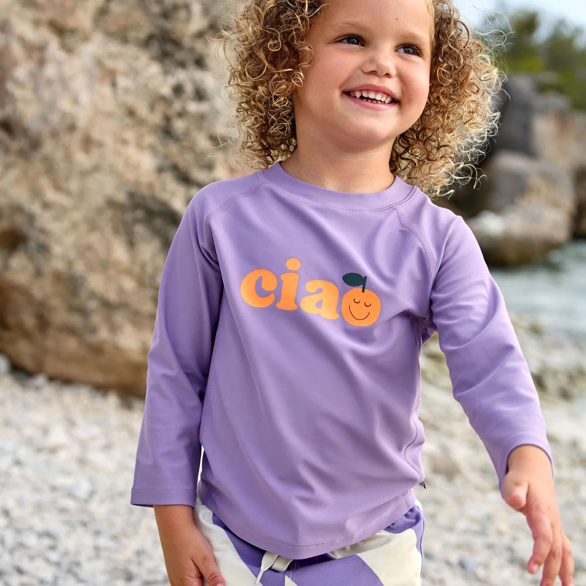 UV-Shirt langarm Ciao Lila