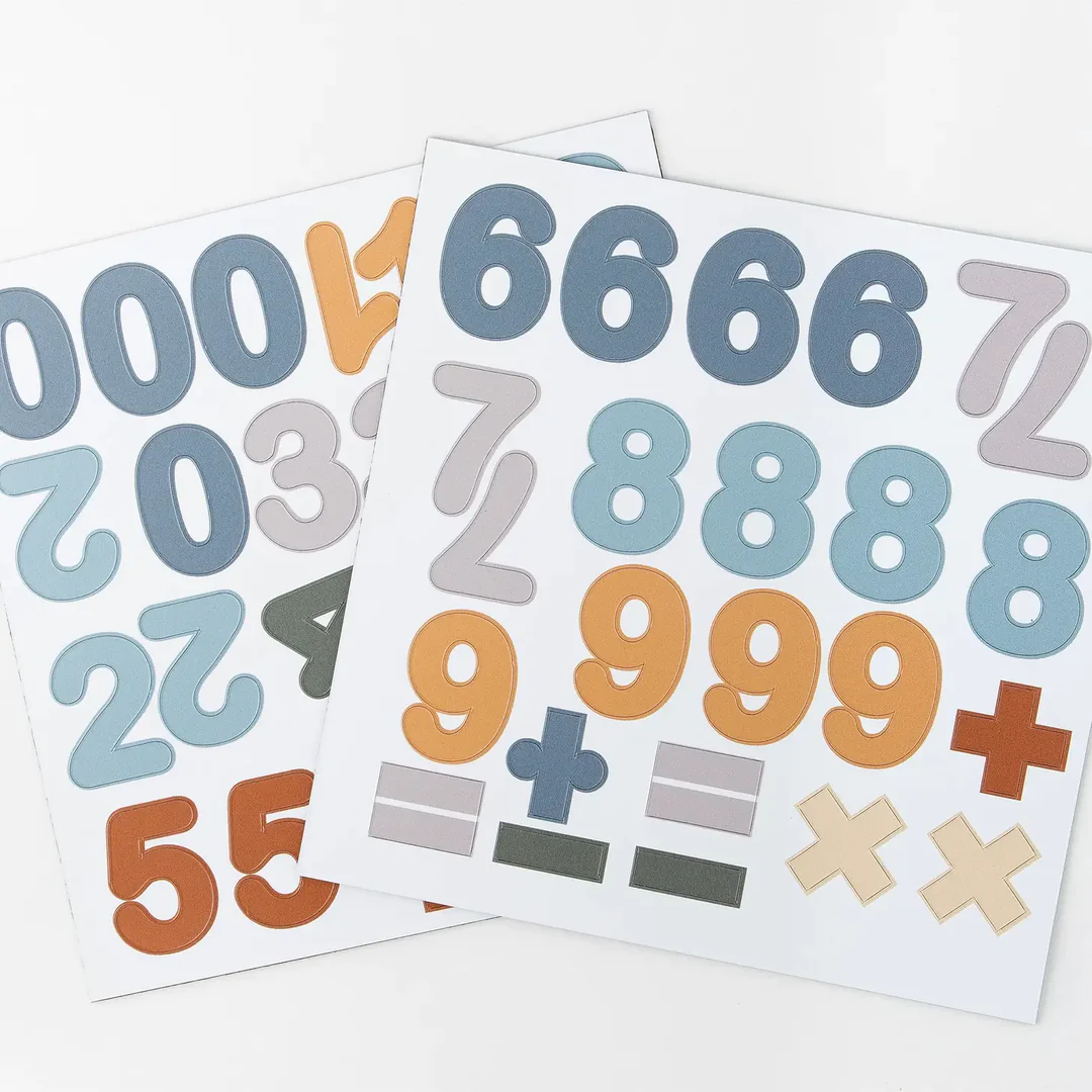 Magnetische Zahlen Karamellblau 100tlg. Magnetische Zahlen Karamellblau 100tlg.