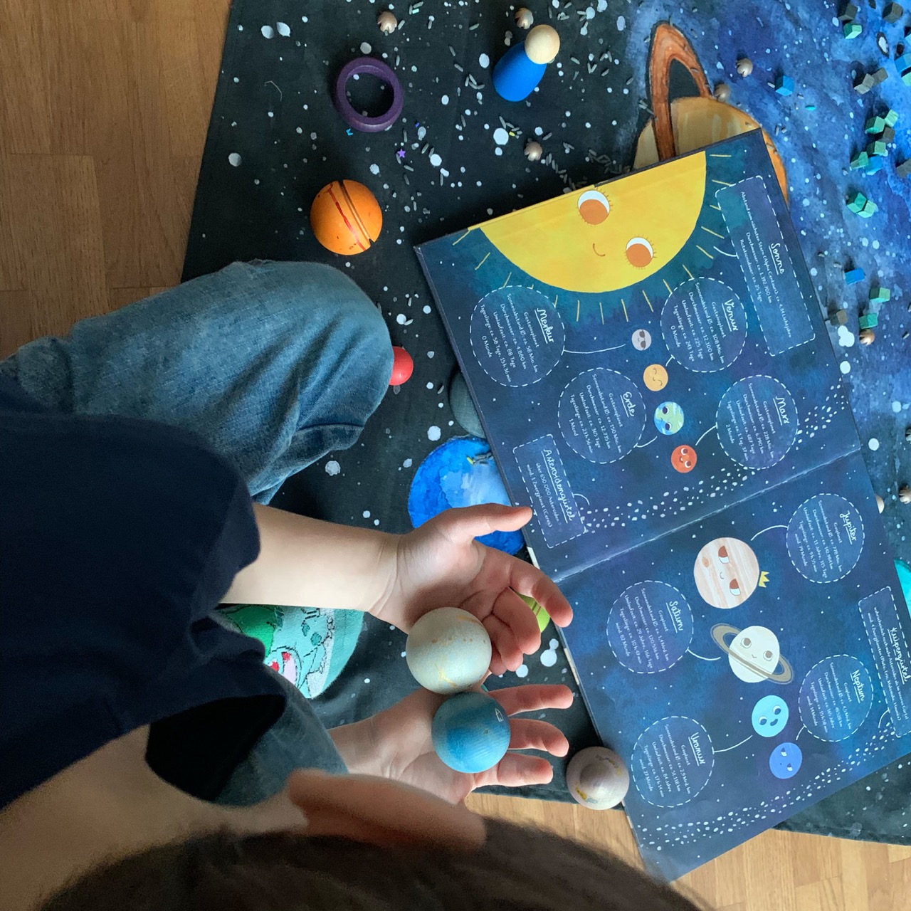 Spieltuch The Solar System 100 x 100 cm