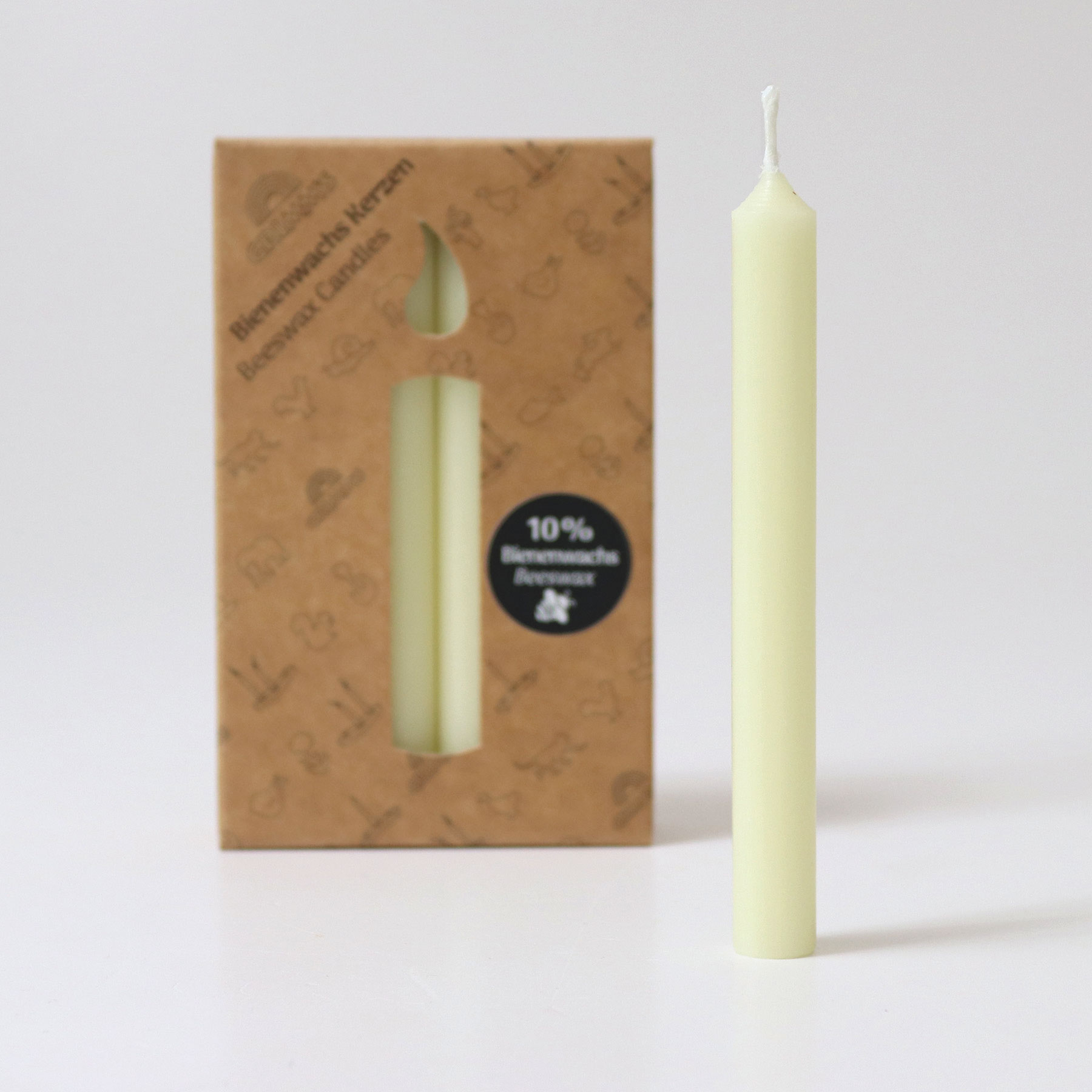 Bienenwachs-Kerzen Creme Bienenwachs-Kerzen Creme