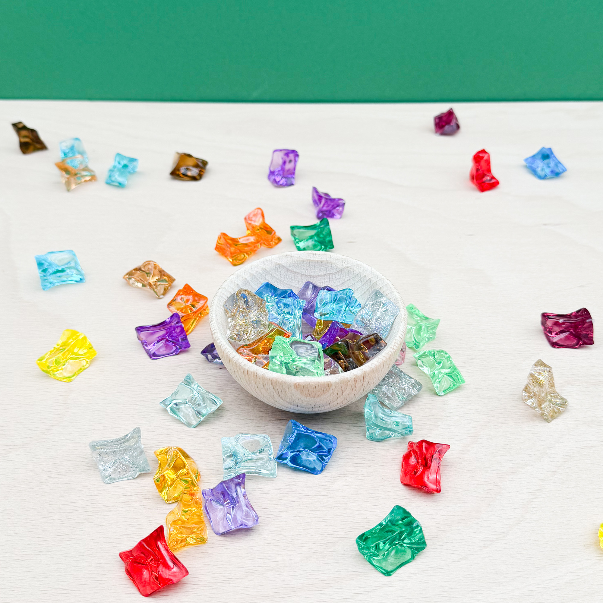 Legesteine 4 Elemente Feuer, Wasser, Erde, Luft