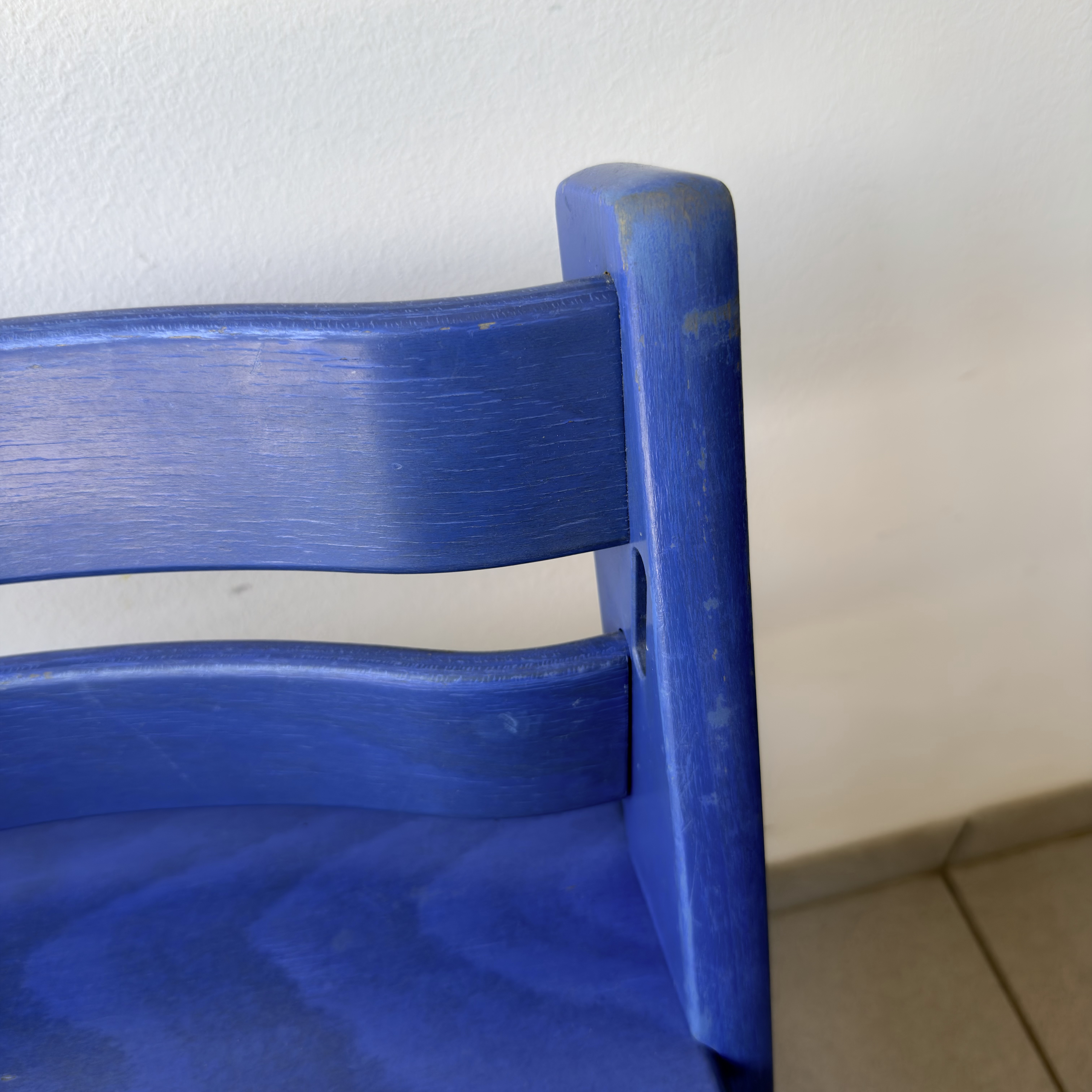 Hochstuhl Mittelblau