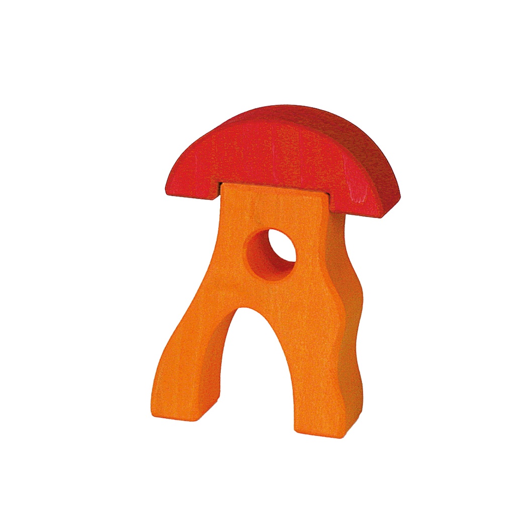 Buntes Haus Orange