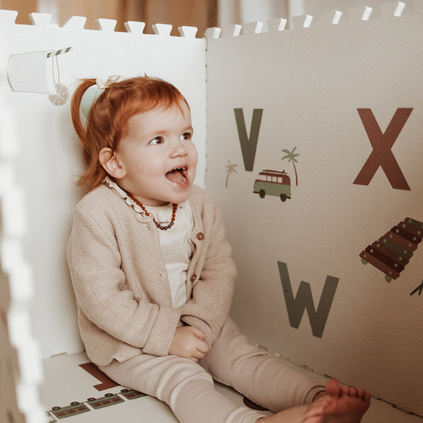 2 in 1 Spielmatte Alphabet/Terrazzo 2 in 1 Spielmatte Alphabet/Terrazzo