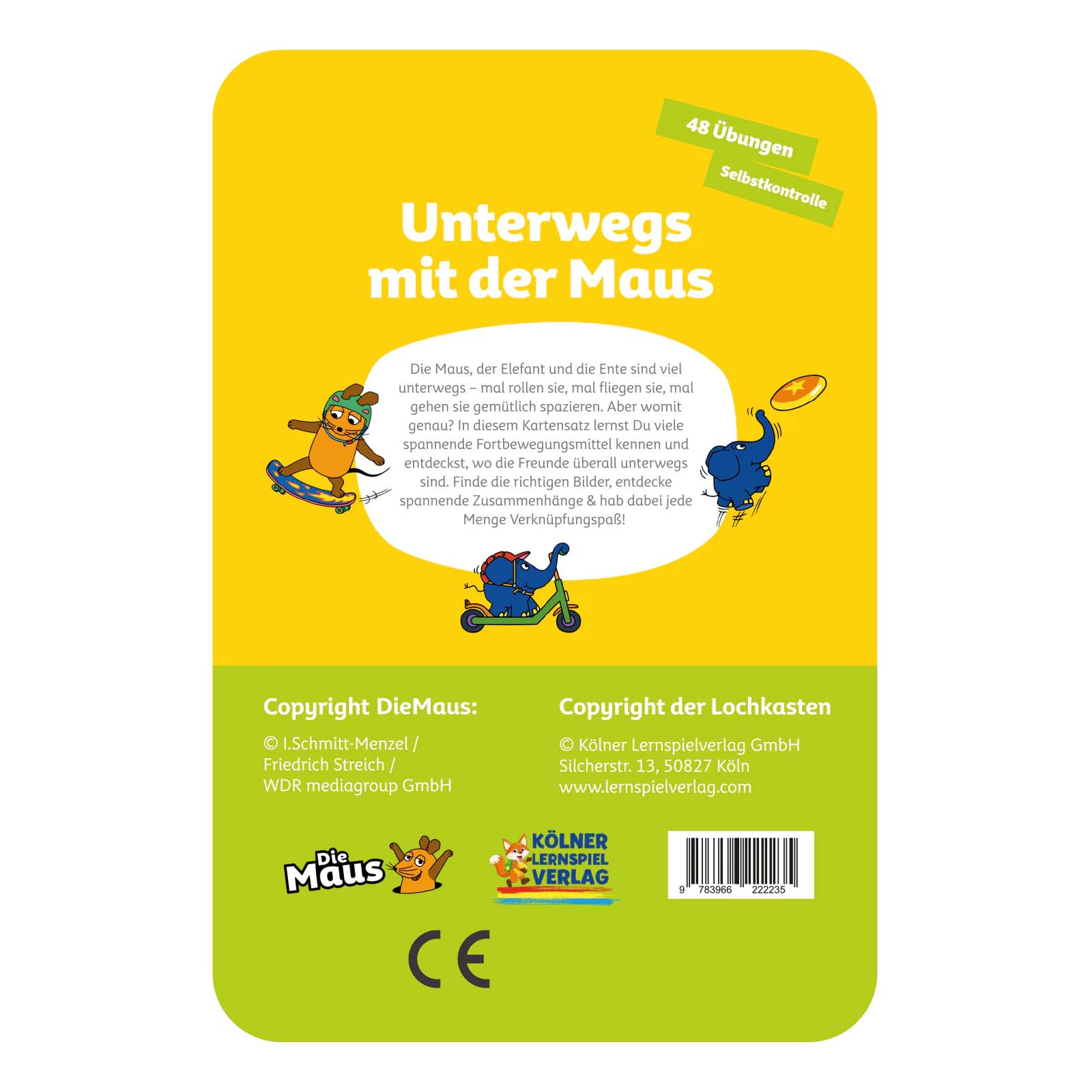 Lochkasten Kartensatz Unterwegs mit der Maus 3-4 Lochkasten Kartensatz Unterwegs mit der Maus 3-4