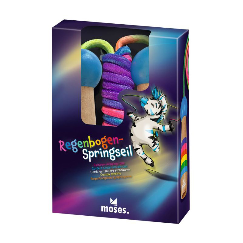Regenbogen Springseil