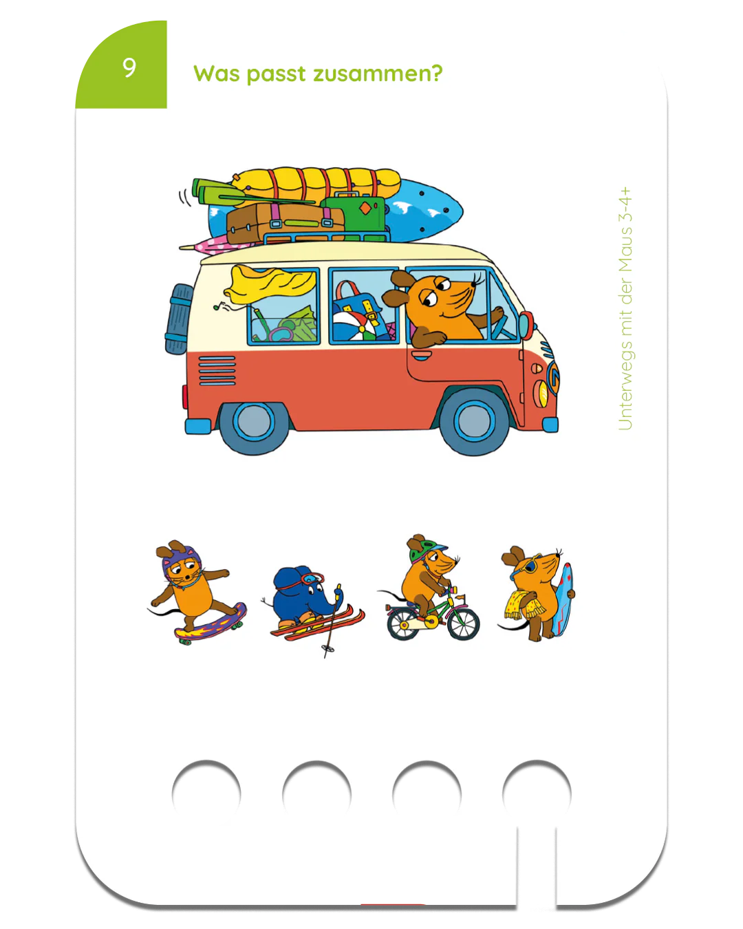 Lochkasten Kartensatz Unterwegs mit der Maus 3-4 Lochkasten Kartensatz Unterwegs mit der Maus 3-4