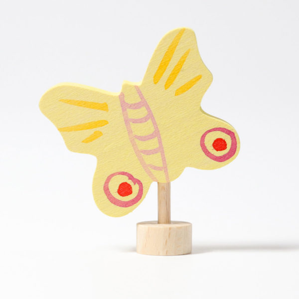 Steckfigur gelber Schmetterling Steckfigur gelber Schmetterling