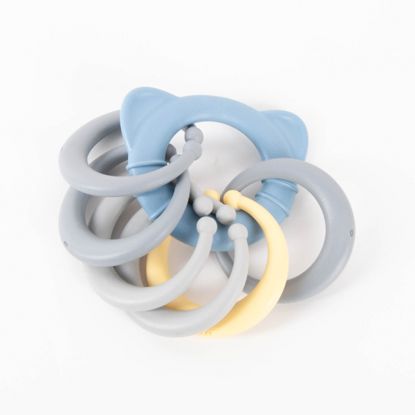 Spielringe Set Biokunststoff Blau Katze