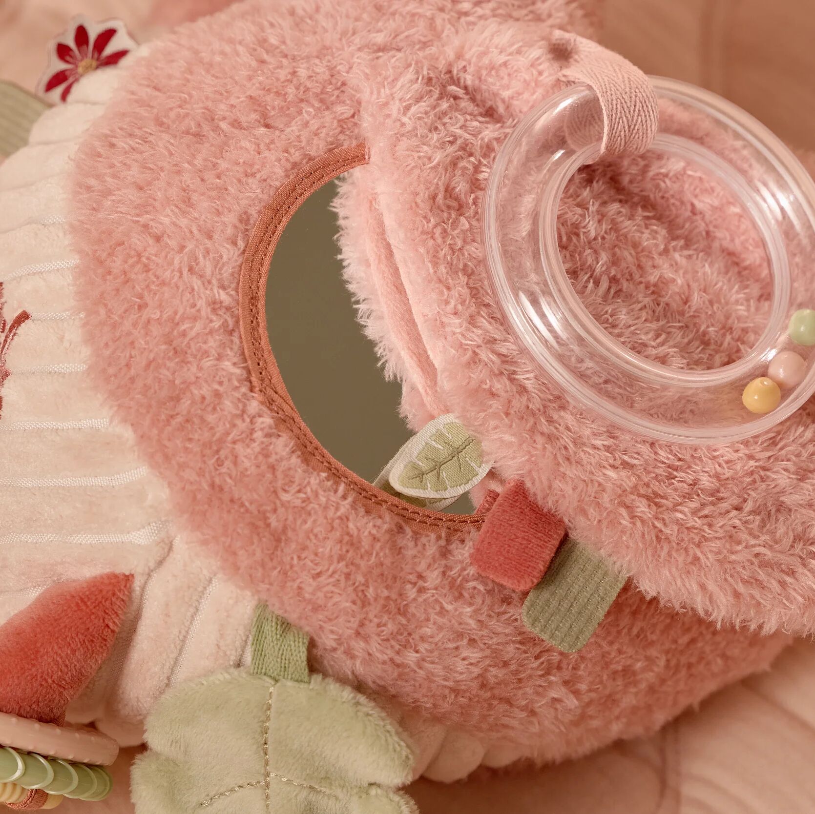 Aktivitäten Kuscheltier Flamingo
