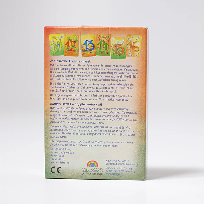 Kartenspiel Zahlenreihe Ergänzungsset