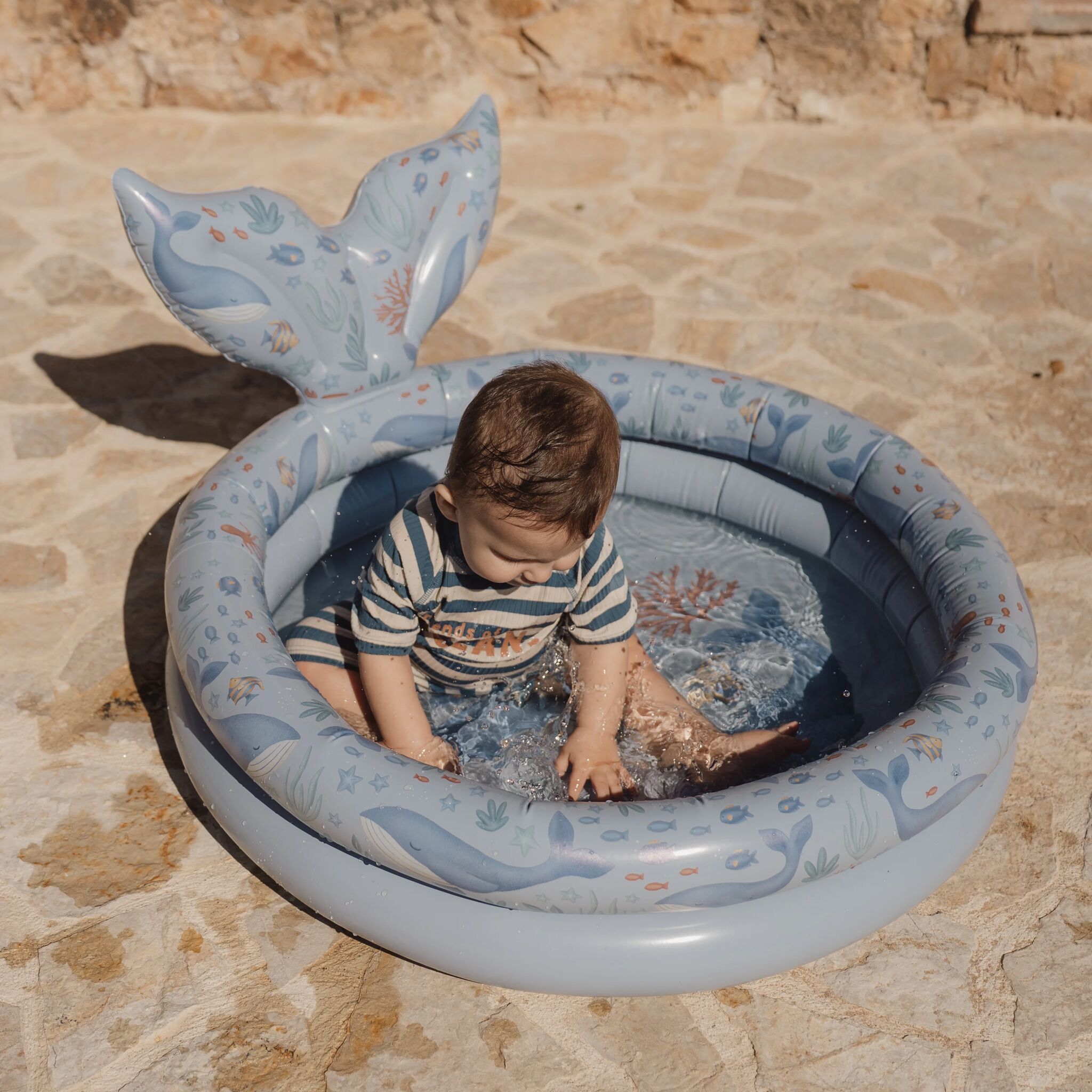 Planschbecken Ocean World Blau 80 cm