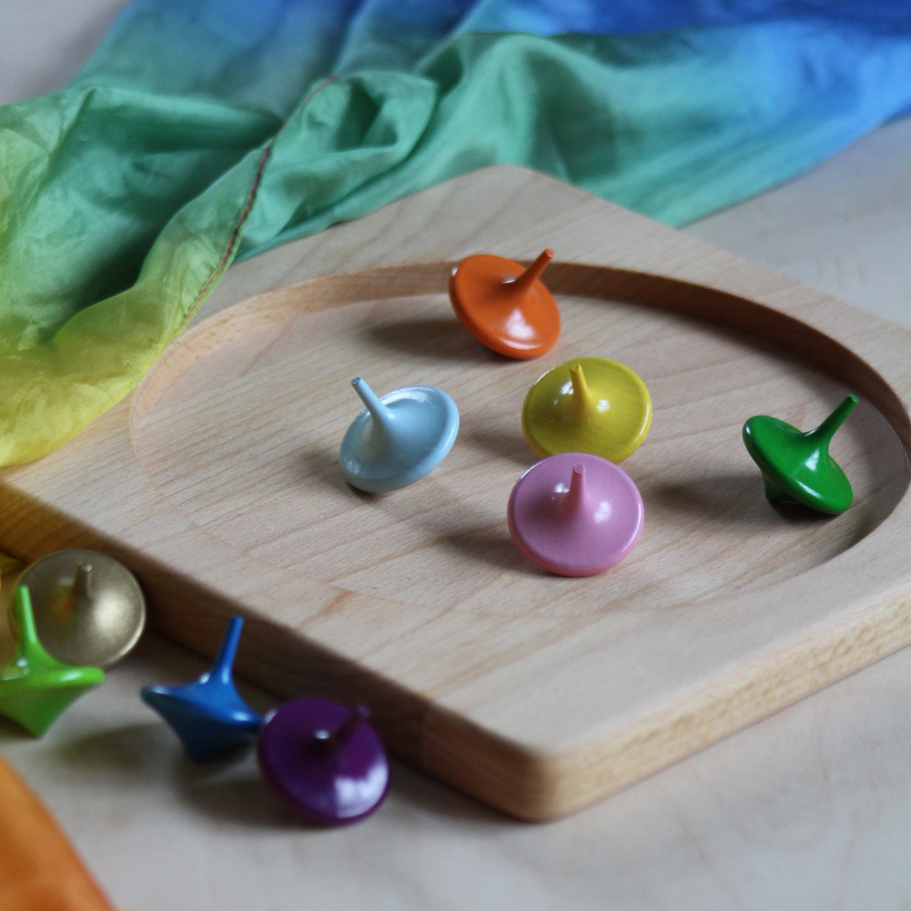 Kreiselbrett und Kreisel