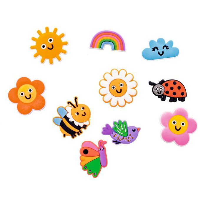 Fröhliche Fahrradspeichen-Clips