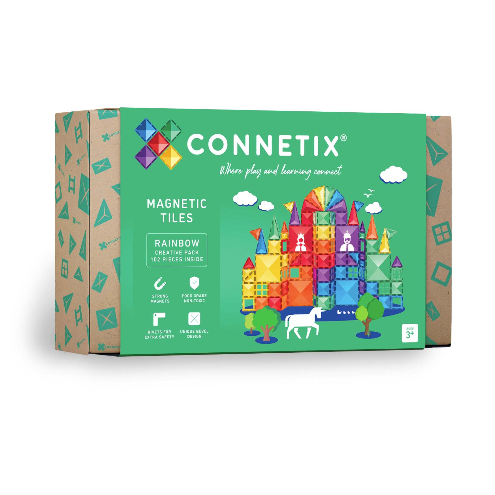 Magnetbausteine Rainbow Creative Pack 102tlg. 