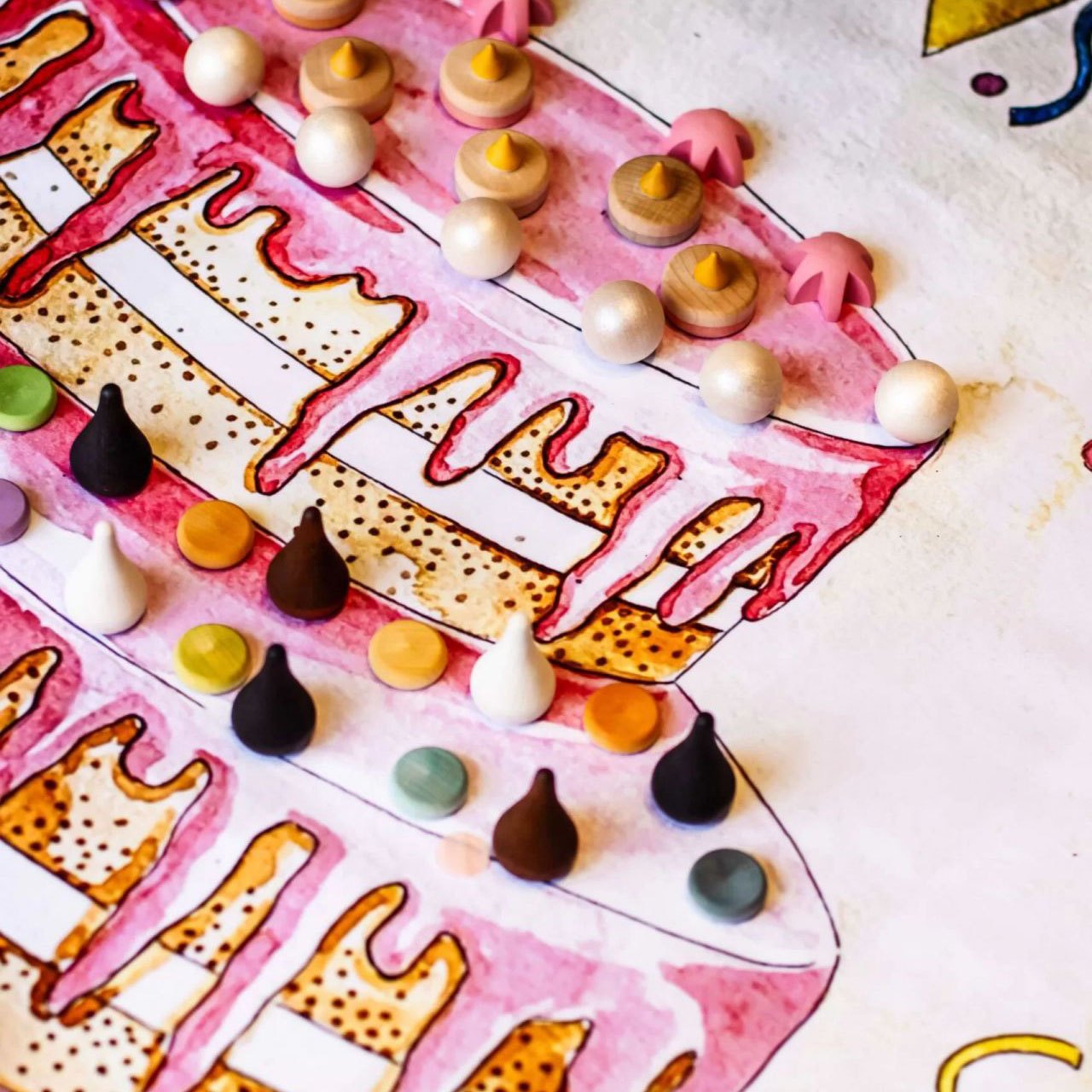 Spieltuch The Everlasting Cake Set 100 x 100 cm