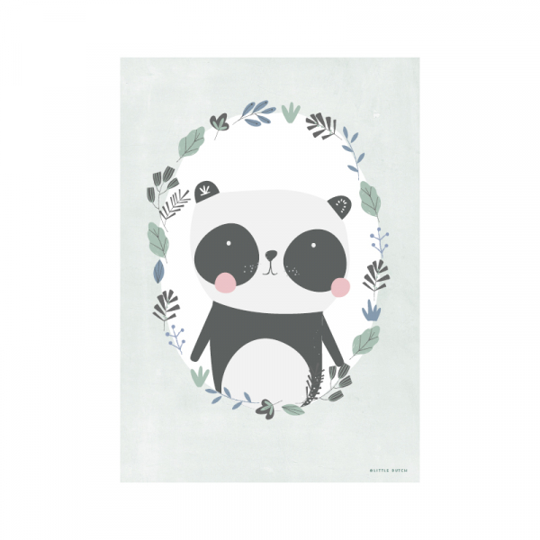 Poster Panda Mint