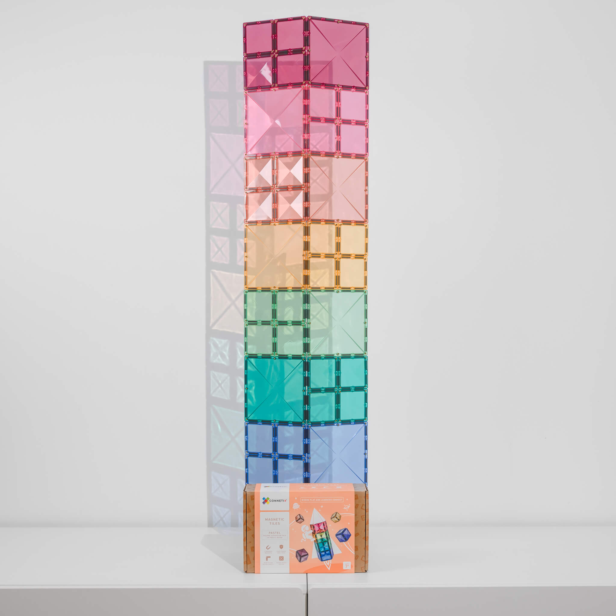 Magnetbausteine Pastel Square Pack 40tlg. Magnetbausteine Pastel Square Pack 40tlg.
