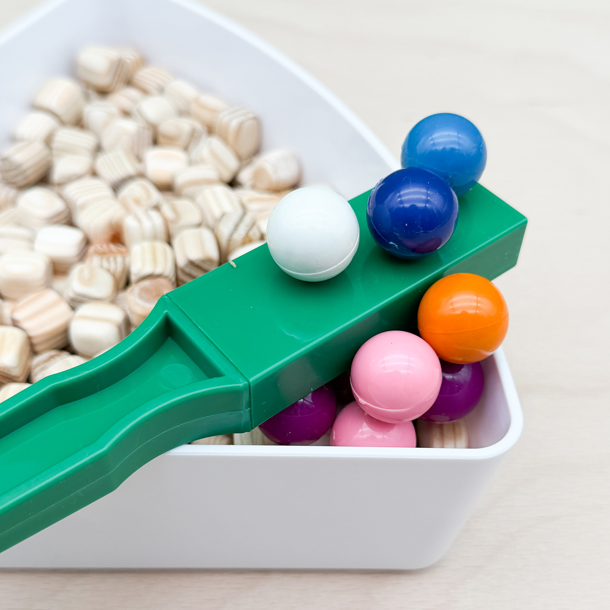 Magnetstab Set mit 20 Murmeln