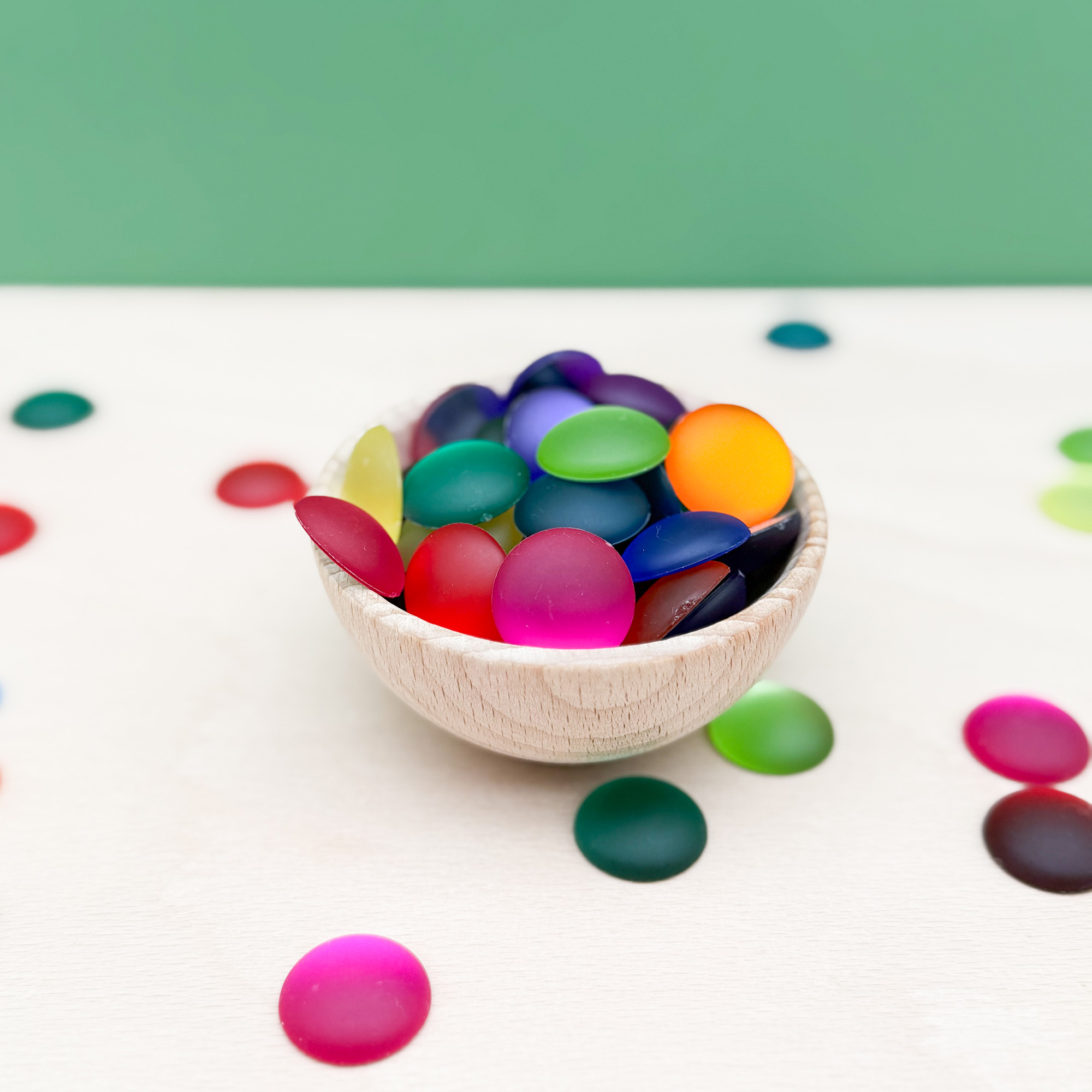 120 Funkelsteine Matt Ø 2,2cm