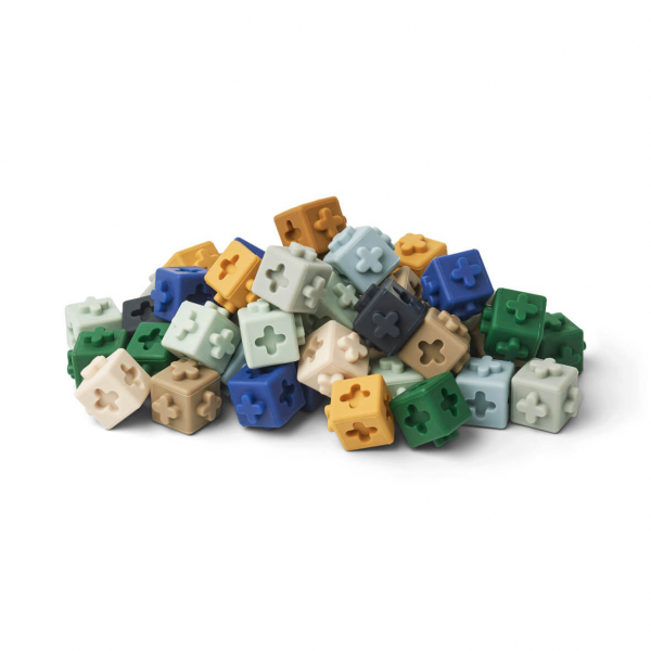 Bausteine Links 50er Pack Midnight Navy Multi Mix
