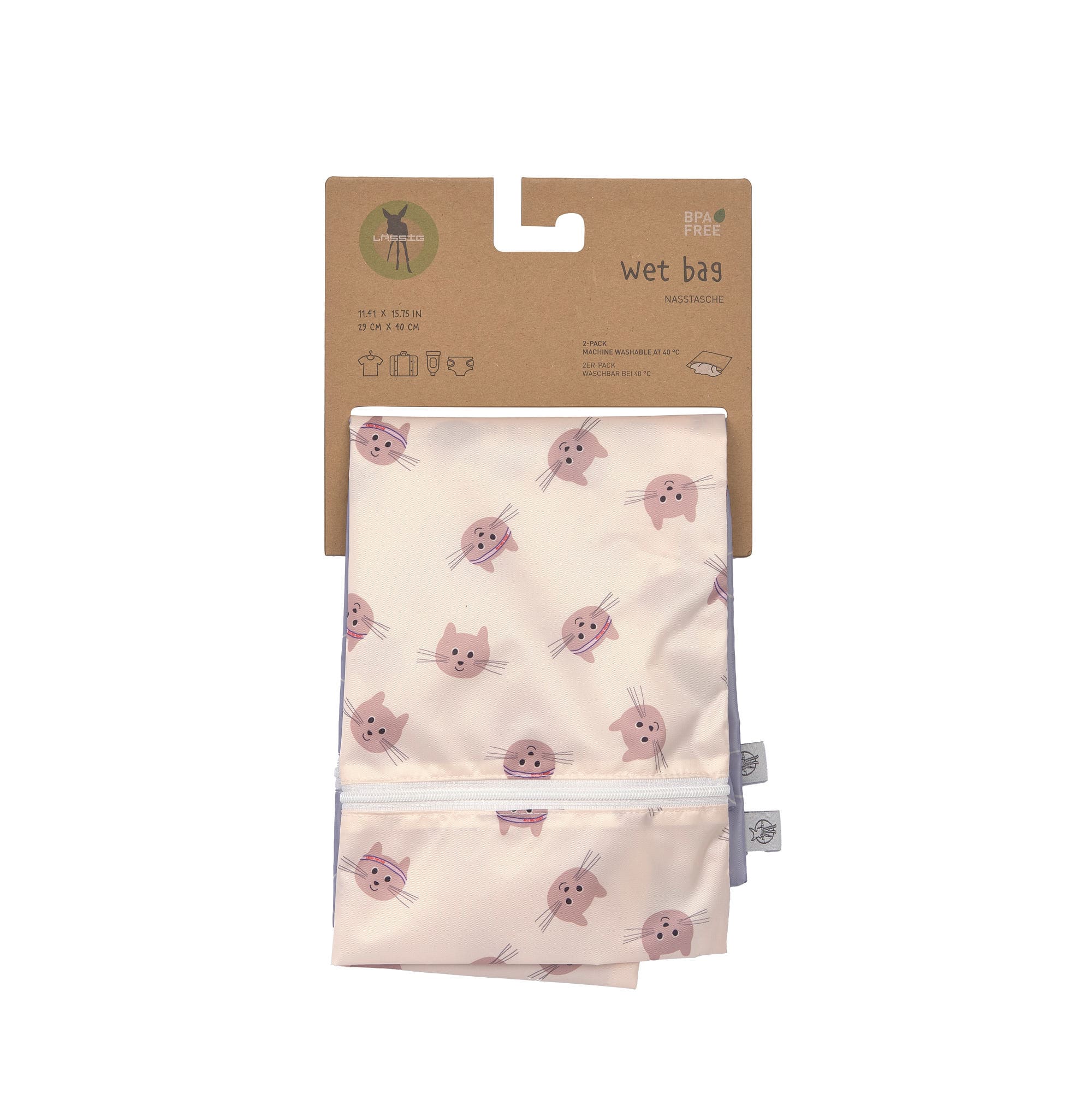 Nasstaschen Set Tiny Team Cat