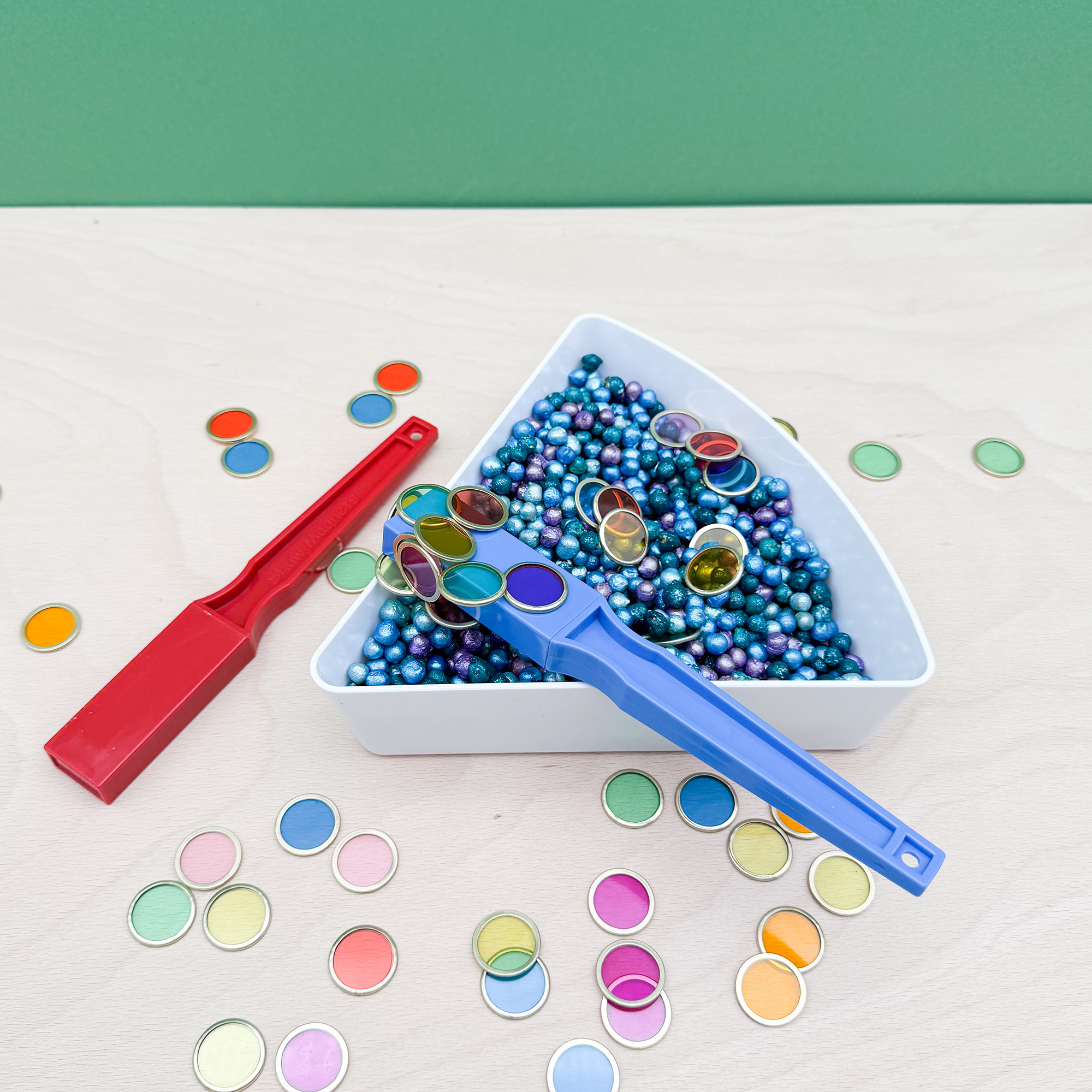 Magnetstab Set mit 100 Chips