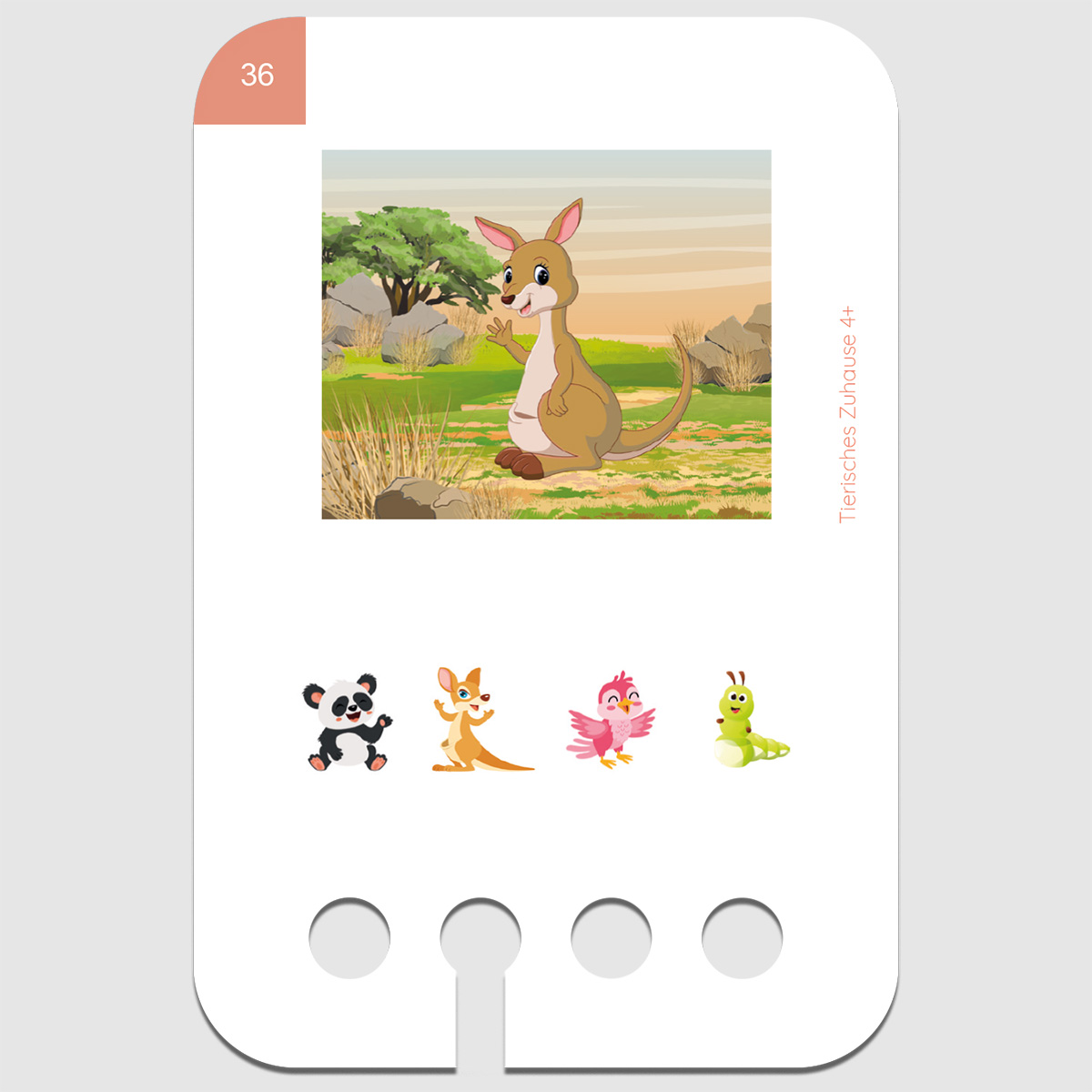 Lochkasten Kartensatz 4+ Tierisches Zuhause Lochkasten Kartensatz 4+ Tierisches Zuhause