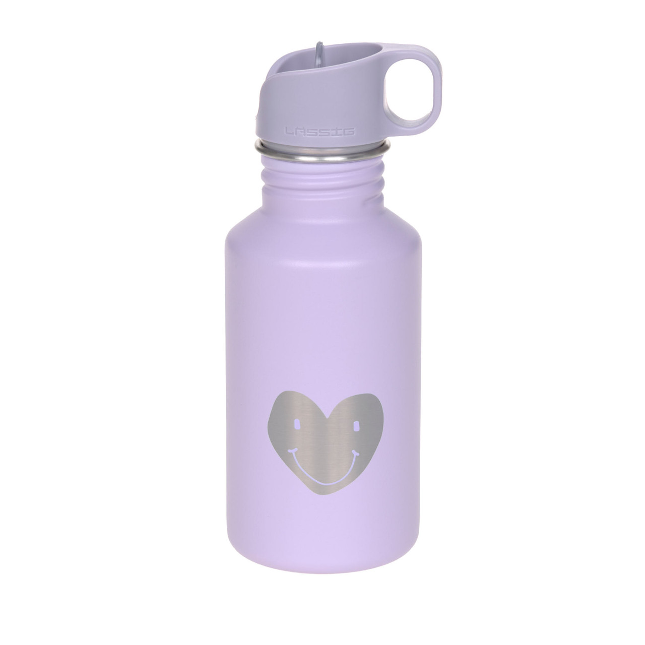 Edelstahl Trinkflasche Little Gang 500ml Herz Lila Edelstahl Trinkflasche Little Gang 500ml Herz Lila
