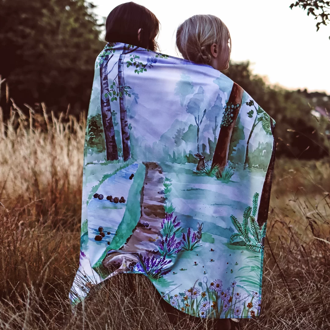 Spieltuch A walk in the forest 100 x 100 cm