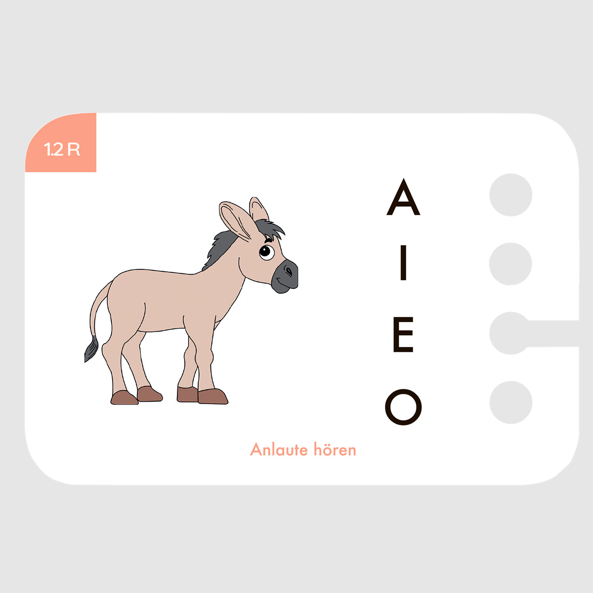 Lochkasten Kartensatz 6+ An- und Auslaute hören Lochkasten Kartensatz 6+ An- und Auslaute hören