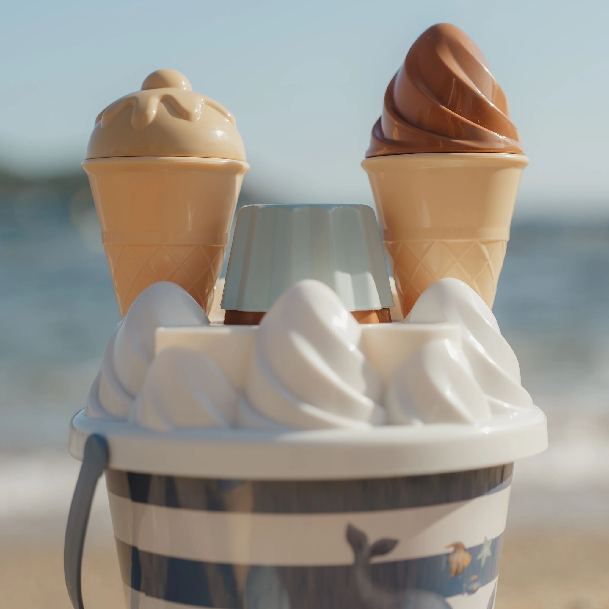 Eiscreme Eimer Set Ocean Dreams Blau