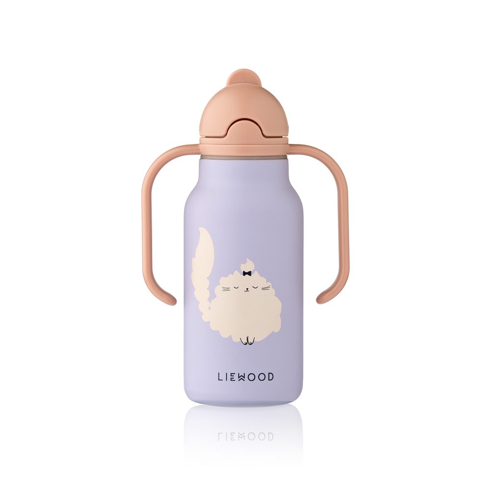 Trinkflasche Kimmi 250ml Cat / Warm lilac