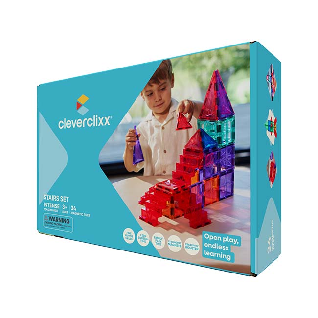 Magnetbausteine Stairs Set Classic 34tlg. Magnetbausteine Stairs Set Classic 34tlg.