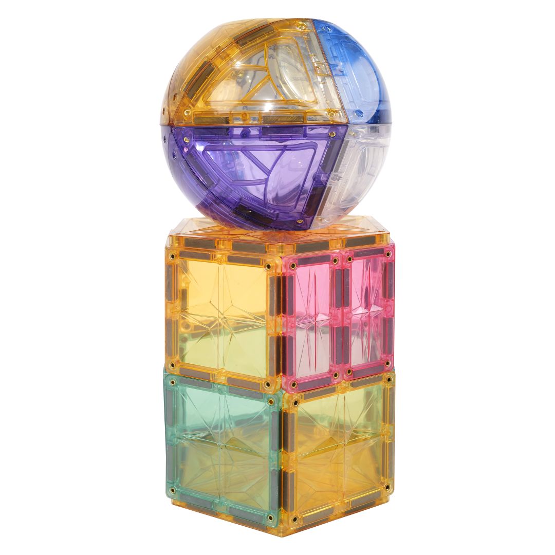 Magnetbausteine Kuppel Set Pastell 34tlg. Magnetbausteine Kuppel Set Pastell 34tlg.