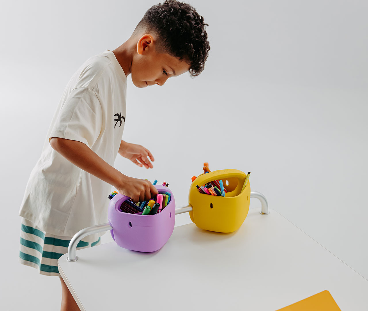 woom POP Fahrradkorb & Stifthalter Lila