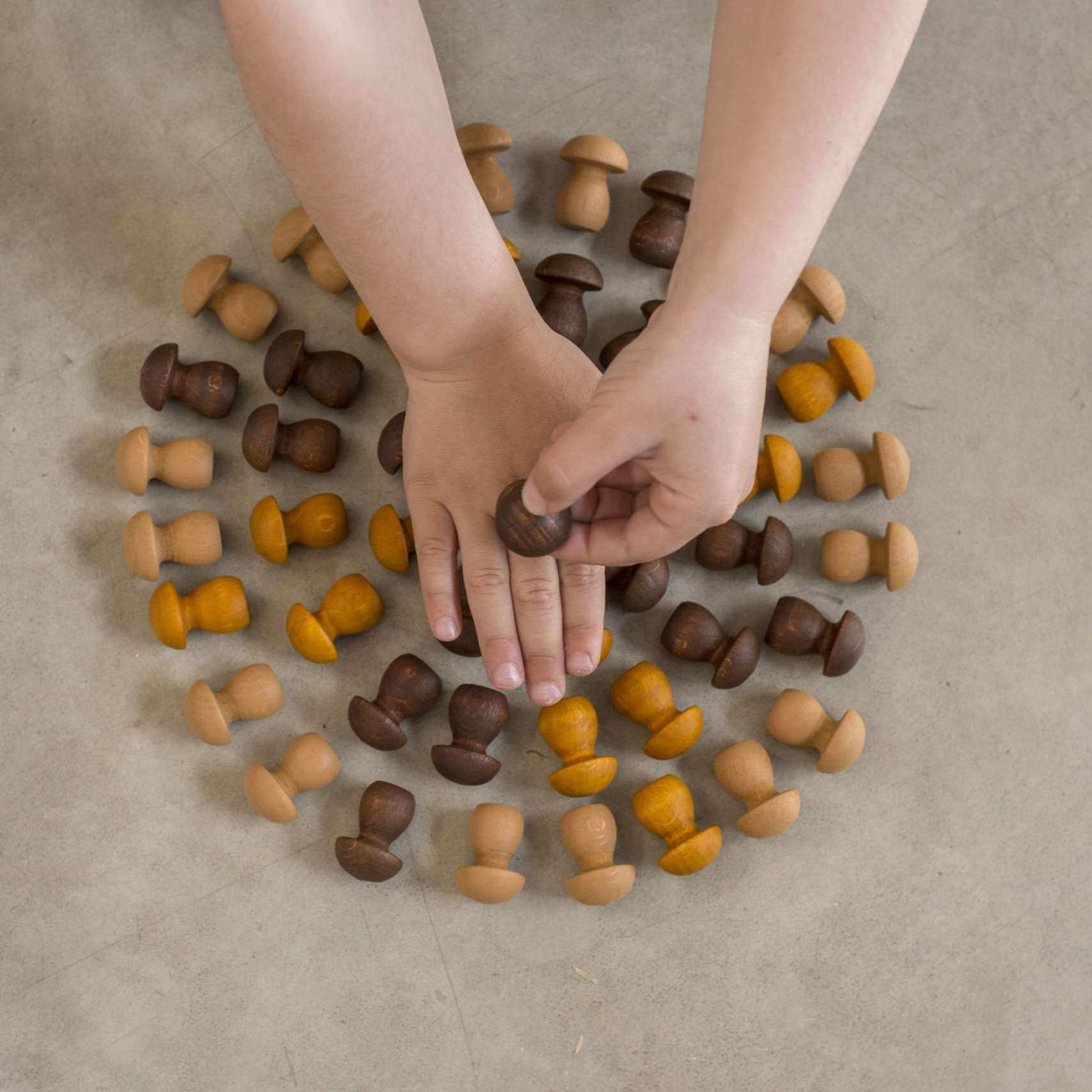 Mandala Set Mushrooms
