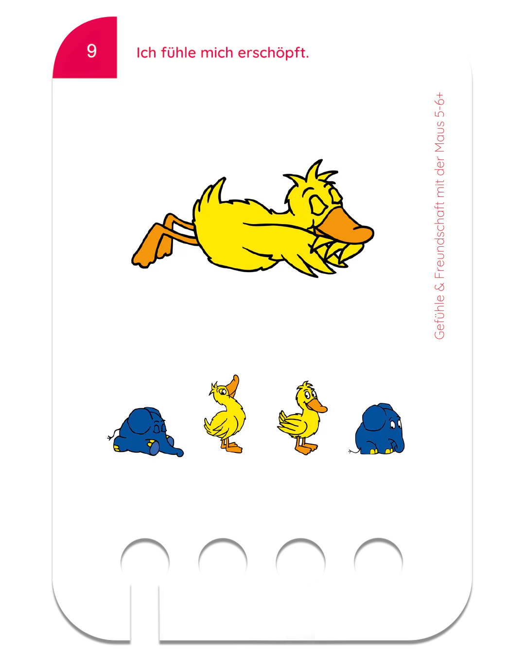 Lochkasten Kartensatz Freundschaft und Gefühle mit der Maus 5-6