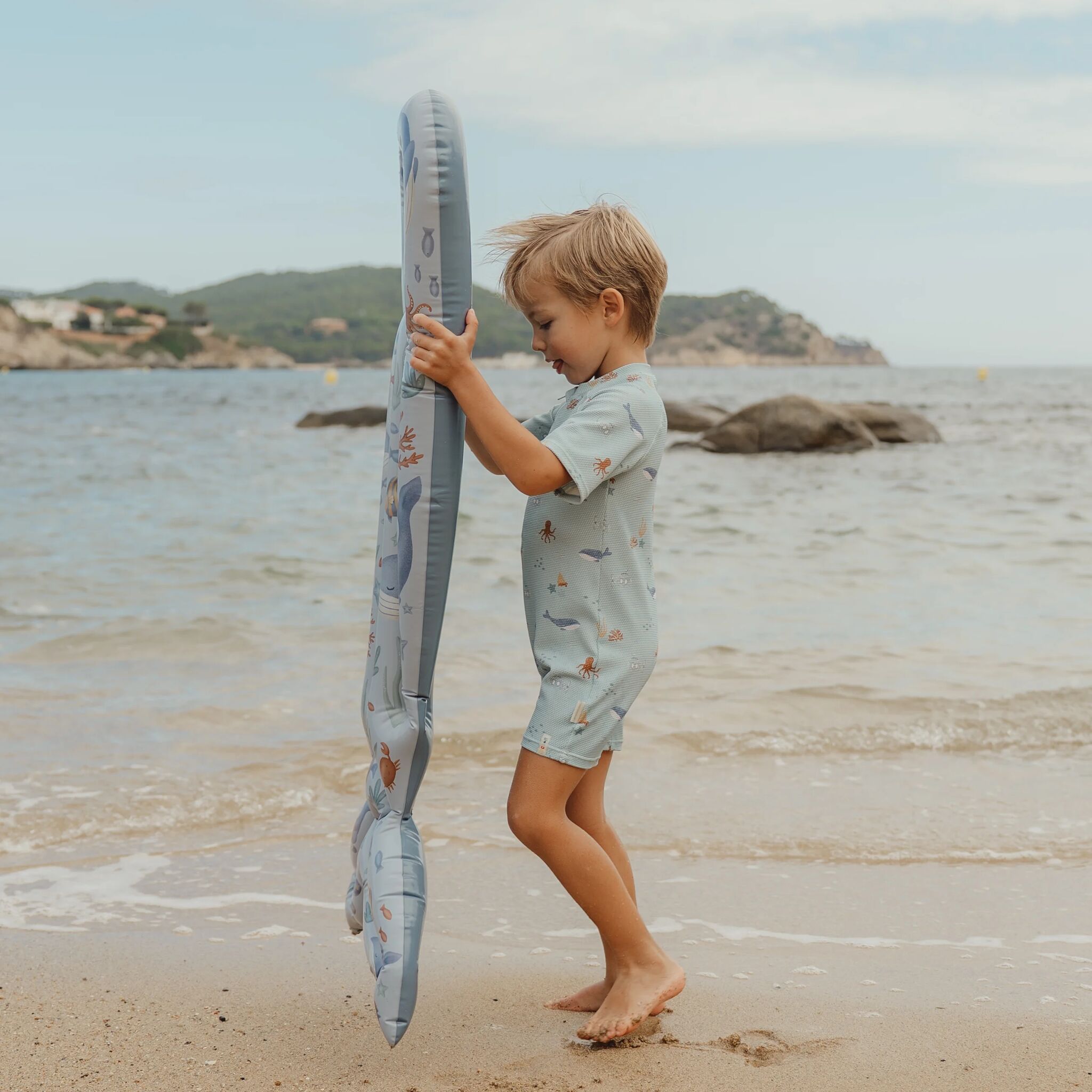 Luftmatratze mit Flosse Ocean World
